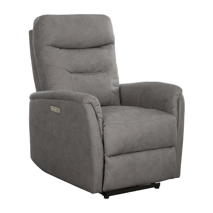 Poltrona Relax Giuditta Recliner Elet Mozart Fango