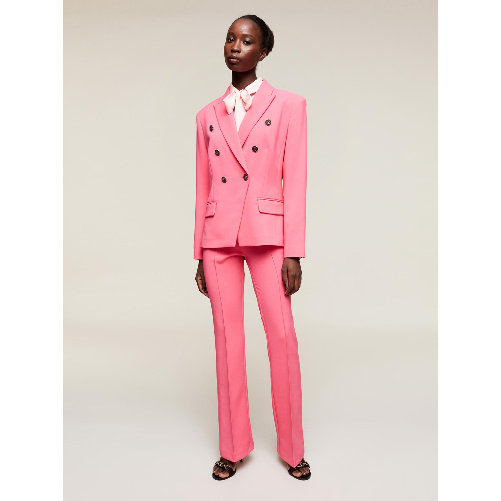 Motivi - Blazer de doble botonadura con detalle de botones - Fuchsia