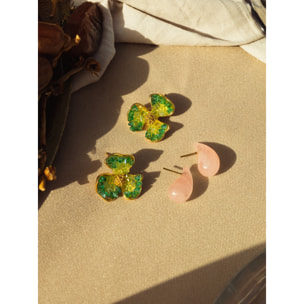 Orecchino Clover Placcato Oro