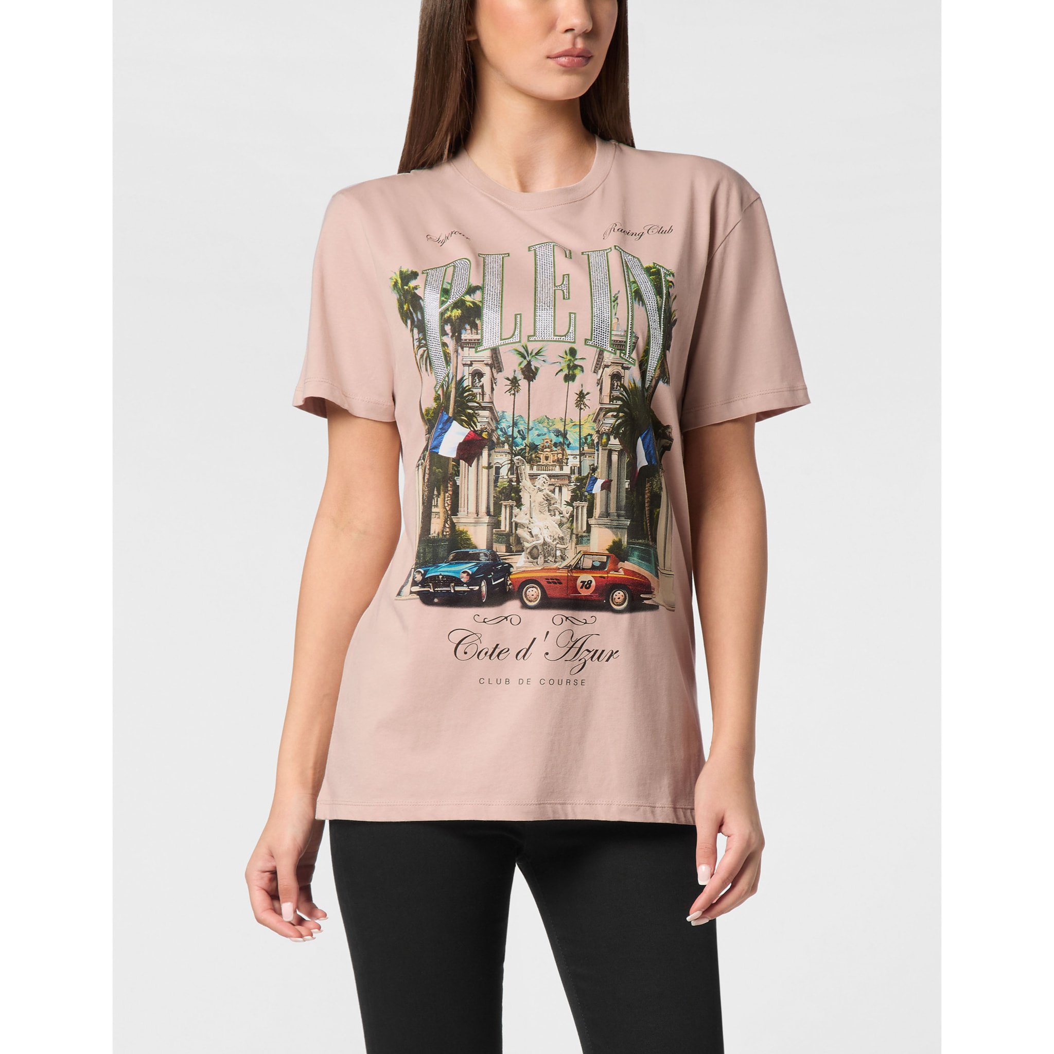 PHILIPP PLEIN Camiseta Hombre Fit RACING