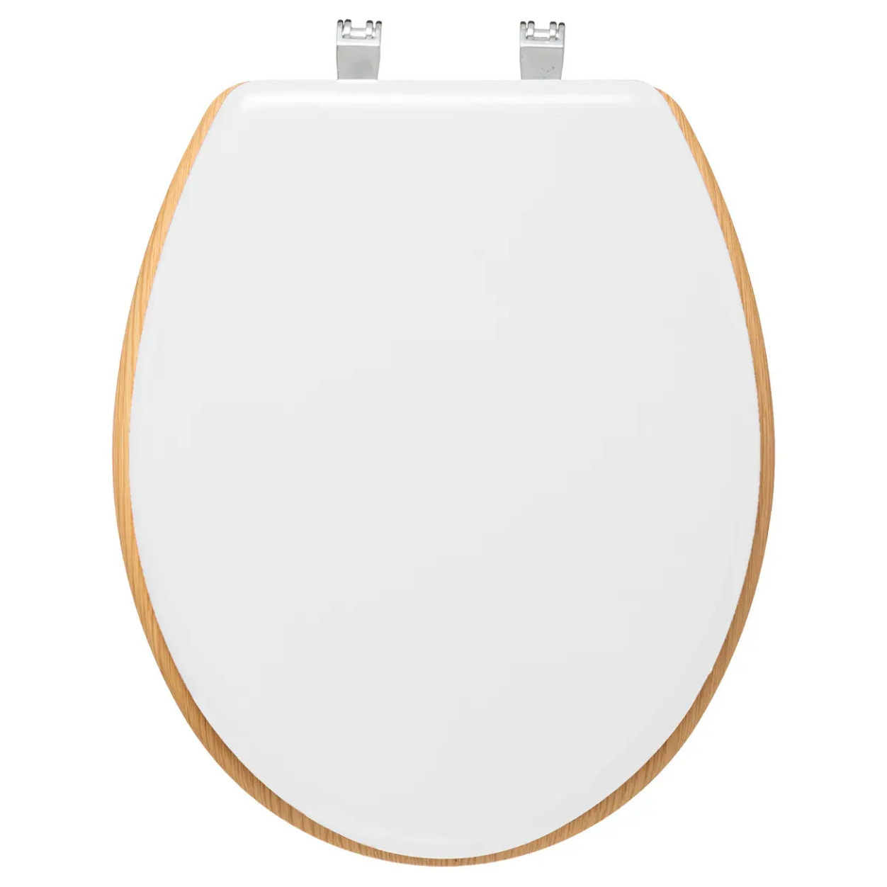 Abattant WC "Modern Color" blanc en bois