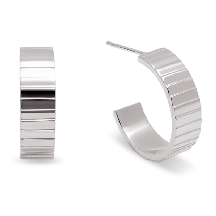 Pendientes Aro Gear Acero