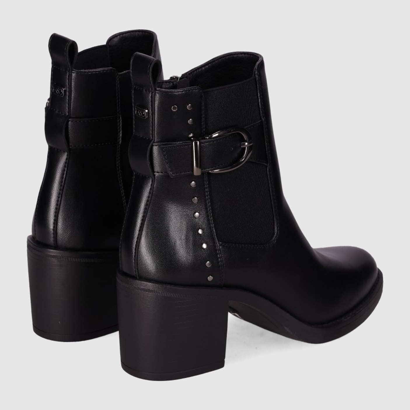 Botines - Negro - Tacón: 5 cm