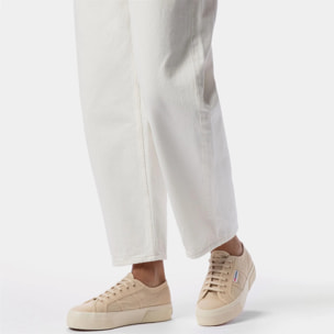 Superga - Zapatos de mujer Mujer Beige - 2740 PLATFORM LINEN