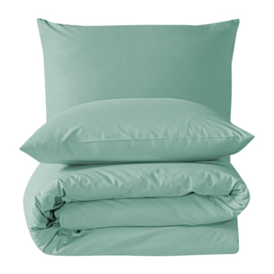 Parure housse de couette et taie(s) oreiller 100% Coton