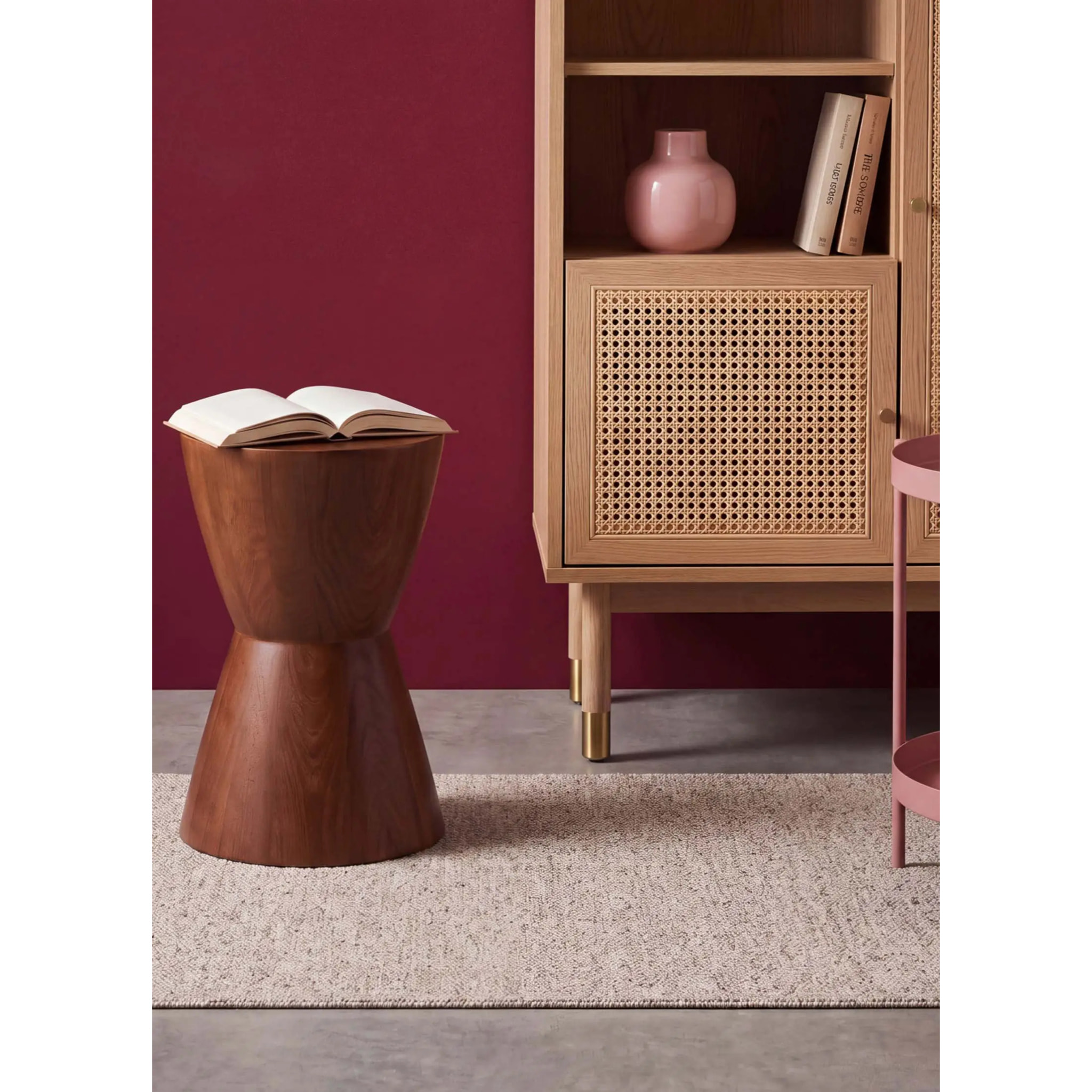 PETRA Alfombra lavable tejido en bucle en crema, varias medidas disponibles.