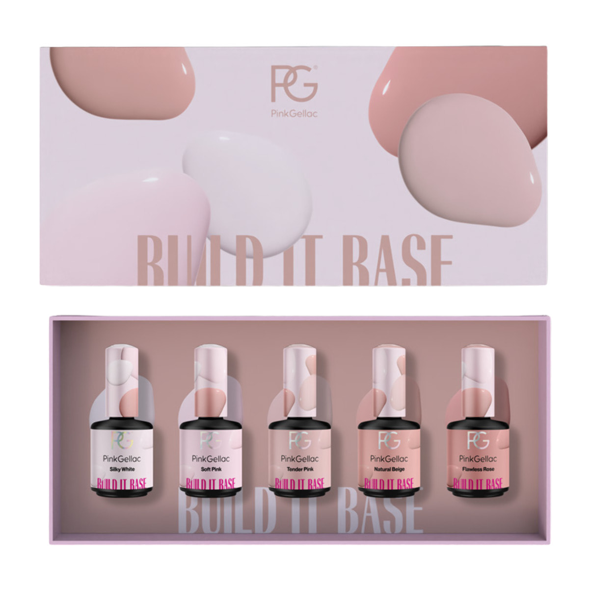 Set de base coat Build it - 5x 15 ml