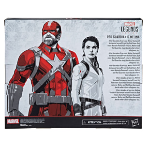 Marvel Black Widow Red Guardian E Melina Set 2 Figures 15cm Hasbro