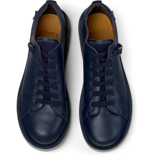 Zapatos de cordones - CAMPER Wagon - Azul - Cuero liso