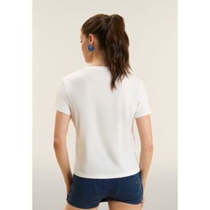 T-shirt con logo Freddy floreale