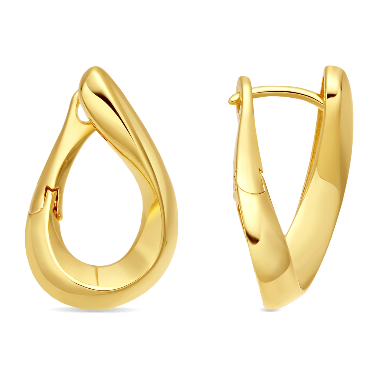Pendientes Tindia acabado oro amarillo 18k