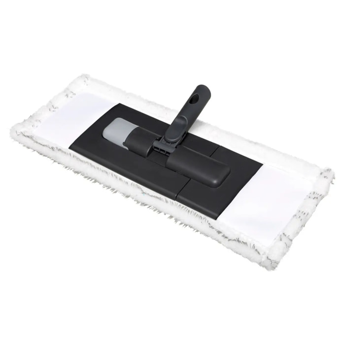 Tête de balai microfibre "Click & Clean" gris
