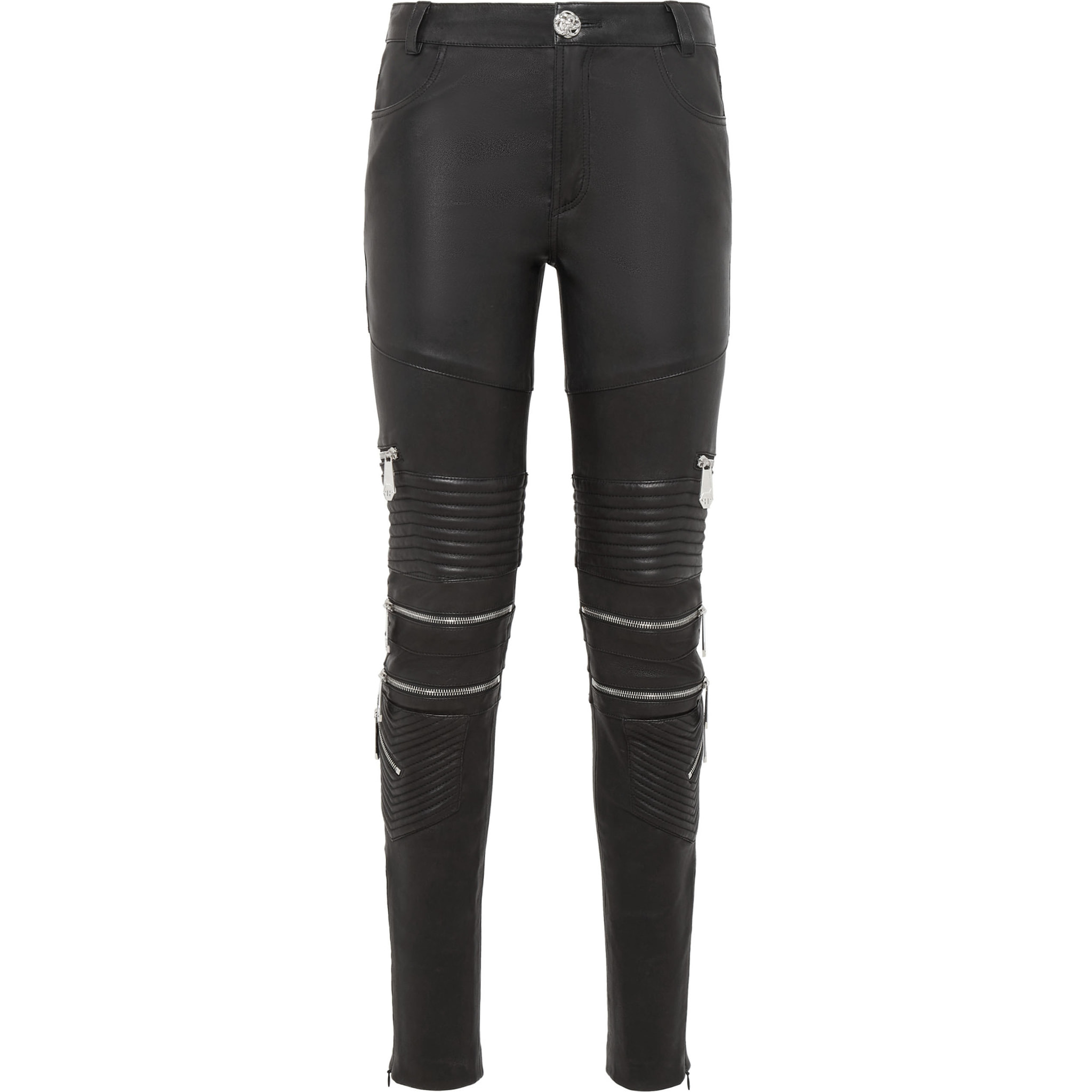 PHILIPP PLEIN Leather Trousers