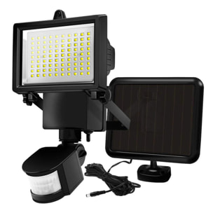 Projecteur solaire sensor COOPER Noir