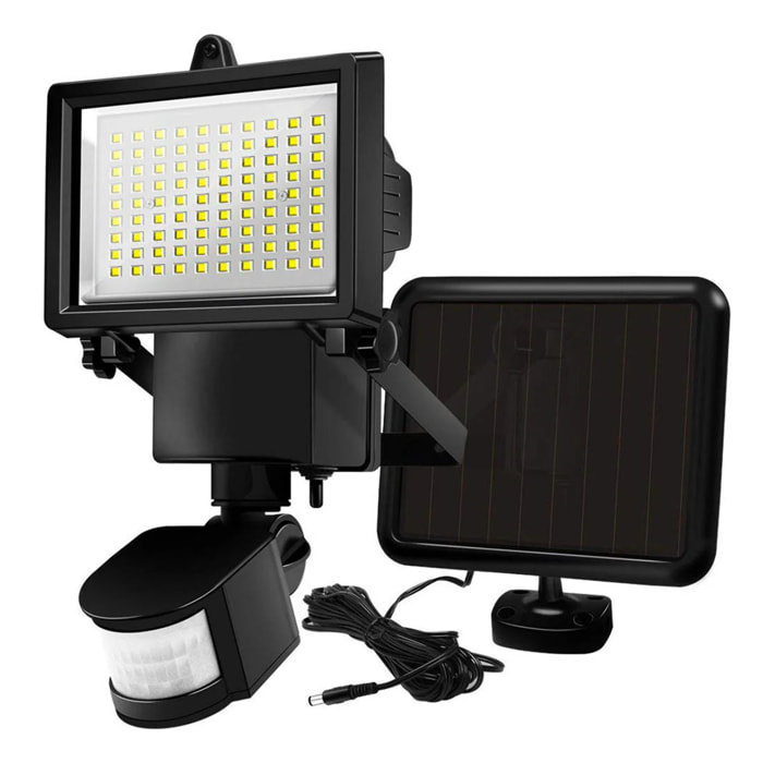 Projecteur solaire sensor COOPER Noir