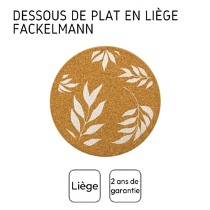 Dessous de plat en liège rond 19 cm Fackelmann