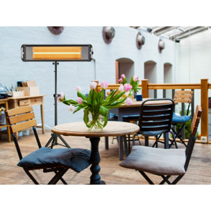 Chauffage halogène 2500W intérieur ou extérieur