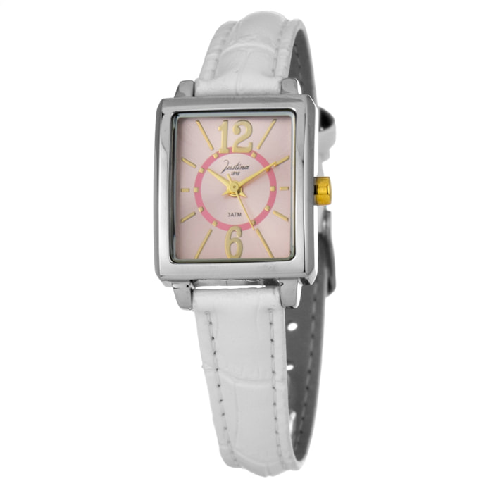 Reloj Justina 21992R Mujer Analogico Cuarzo con Correa de Piel