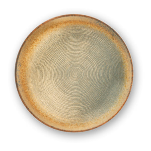 Set 6 piatti fondi Excelsa – Demetra, Ceramica Beige