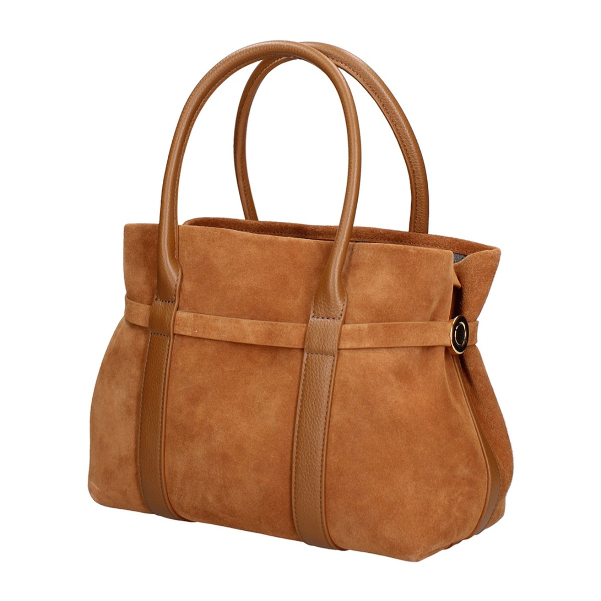 Borsa a mano da donna Made in Italy - Modello Lumina Lux - 100% pelle - 28.0 x 20.0 x 13.0 cm
