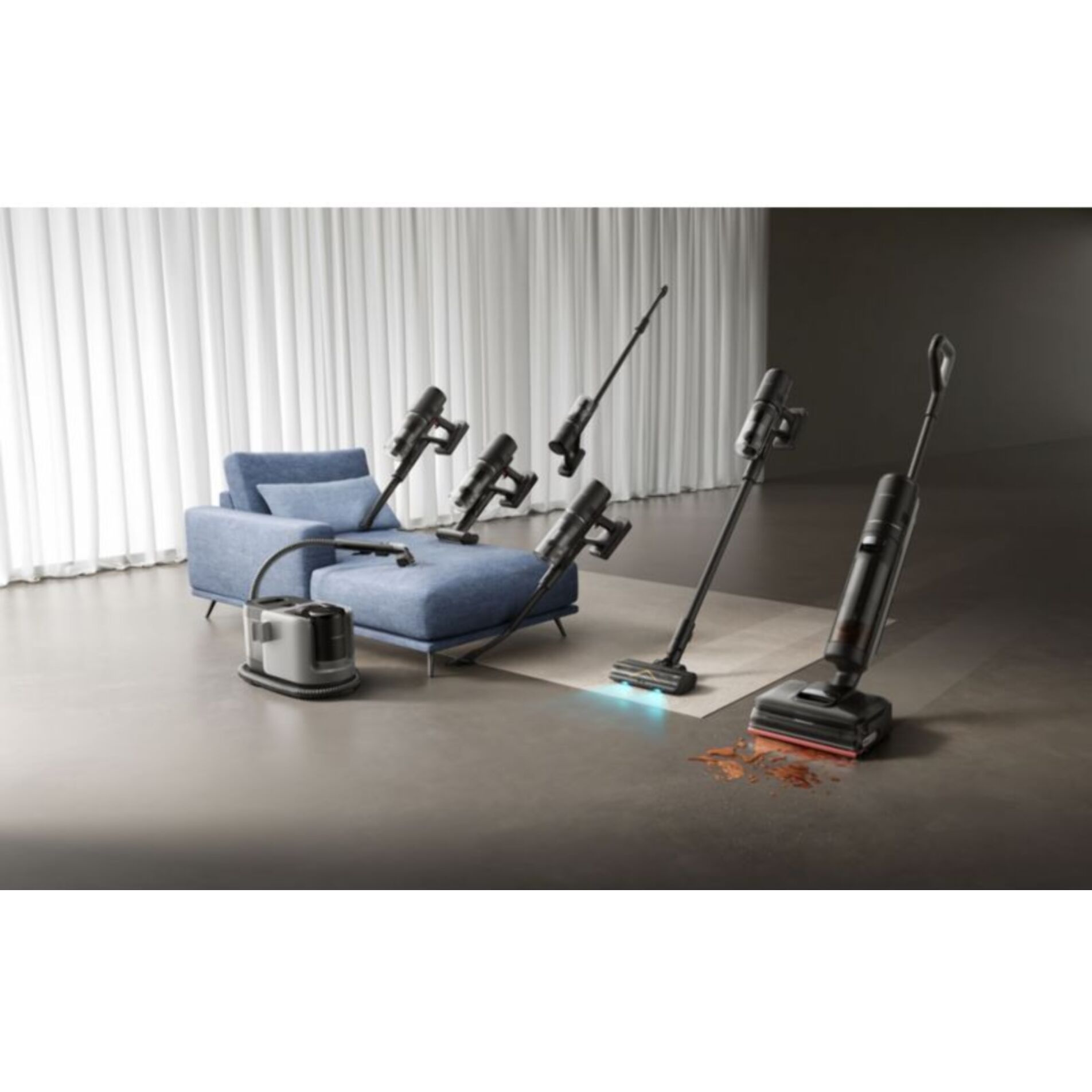 Aspirateur laveur DREAME H15 Mix 3-en-1 - Laveur, aspirateur balai et shampouineuse