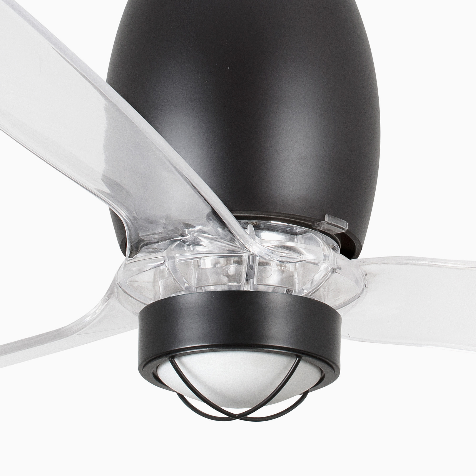 ETERFAN M LED Ventilateur noir mat/transparent DC