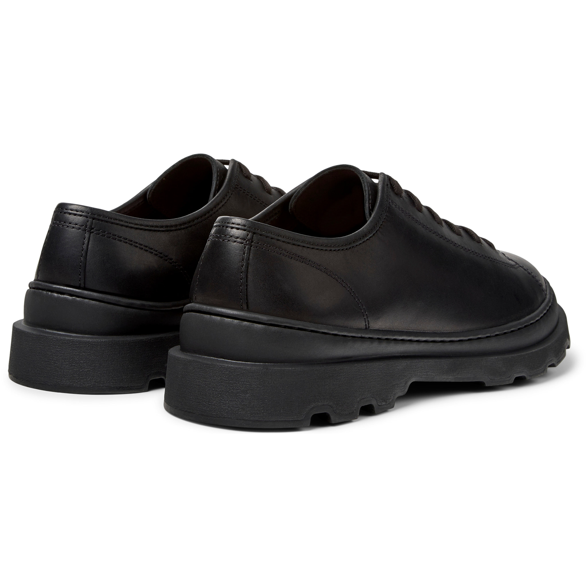 Scarpe stringate - CAMPER Brutus+ - Nero - Pelle liscia