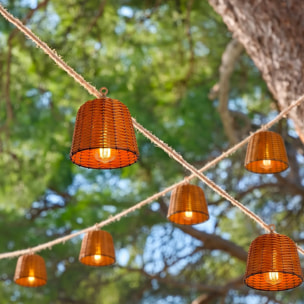 Guirlande solaire FORMENTERA 10 LED 8M