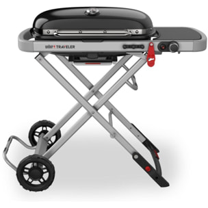 Barbecue gaz WEBER Traveler Black sur chariot, 63.5x34.3 cmcm