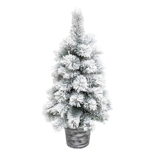 Sapin artificiel floqué Windy Peak H.70cm