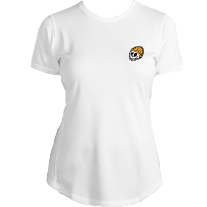 CAMISETA CHICA SKULL READY ROCK OR DIE