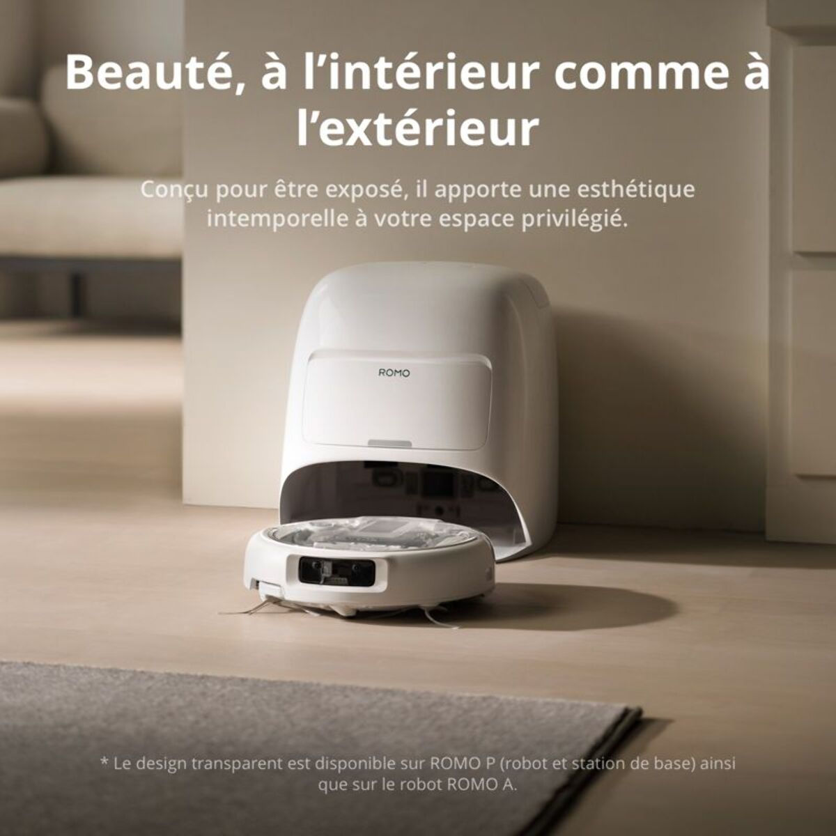 Robot Aspirateur Laveur DJI Romo A