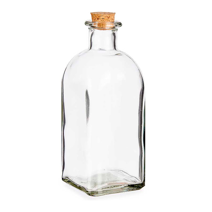 BOTTIGLIA DI VETRO 750 ML TAPPO IN CORK