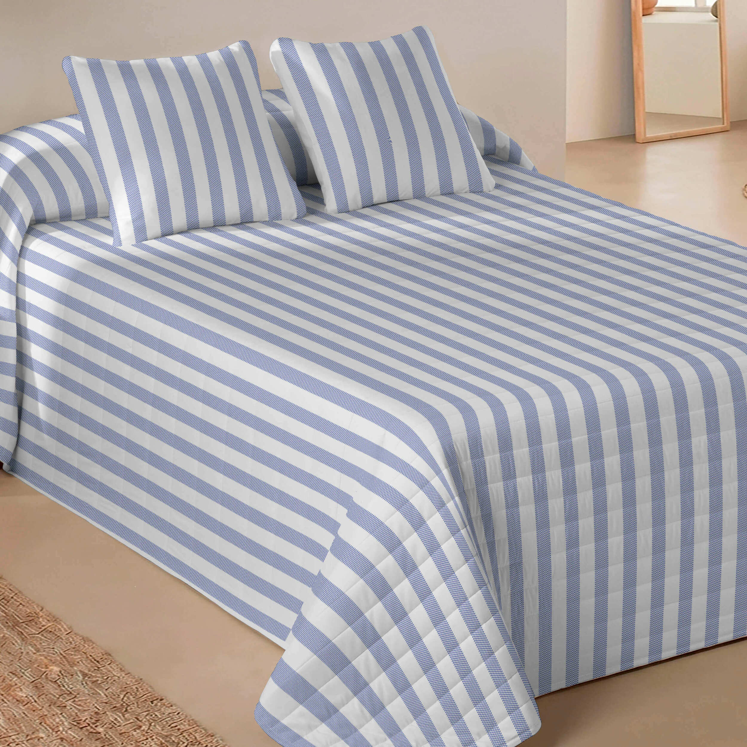 Colcha Bouti Estampada - 2/3 Piezas - 100% Poliéster - Microfibra - 70 gr/m² - Costa