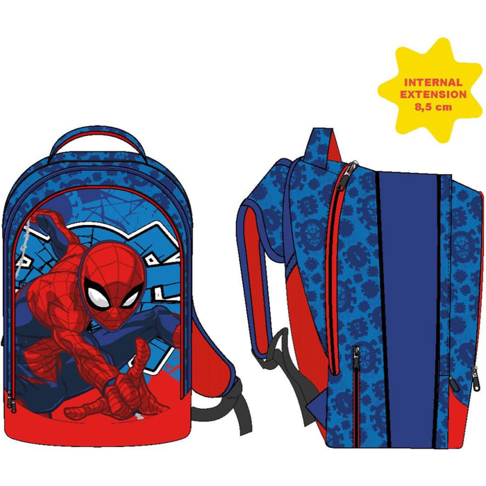 Mochila Escolar Mediana 41 Cm Spiderman