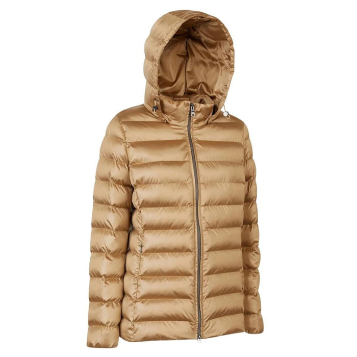 Chaqueta Mujer de la marca GEOX  modelo W ZOSMA MID JKT MARRON CLARO