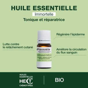 Pranarom - Huile Essentielle d'Immortelle (Hélichryse) - Bio - 5 ml