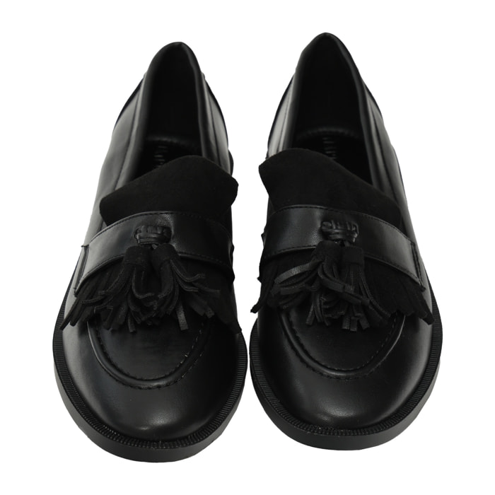 Mocassino con frange - tacco 2,5 cm