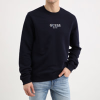 Sweat - logo - bleu marine