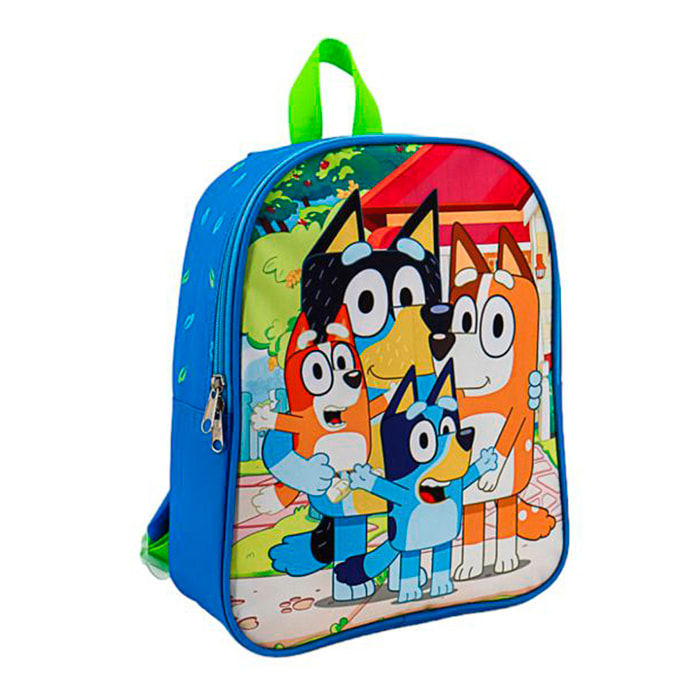Mochila Preescolar 3D Eva Bluey. Bolsillo lateral. Con personaje en relieve 3D.