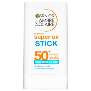 Garnier Ambre Solaire Super UV Stick SPF50+ 18GR