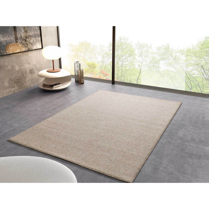 PETRA Alfombra lavable tejido en bucle en blanco, varias medidas disponibles.