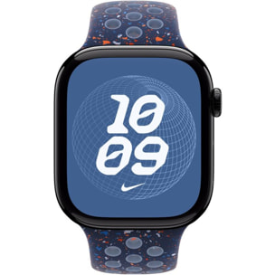 Bracelet APPLE 46 mm - M/L Sport Nike Blue Ribbon