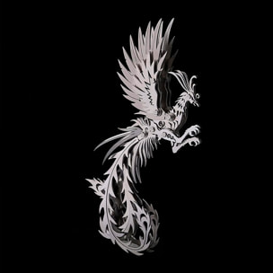 Maqueta 3D de acero inoxidable. Modelo Fénix.