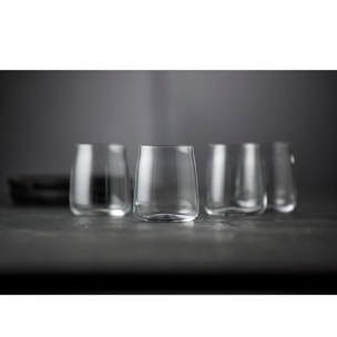 Set de 6 verres à eau Zéro