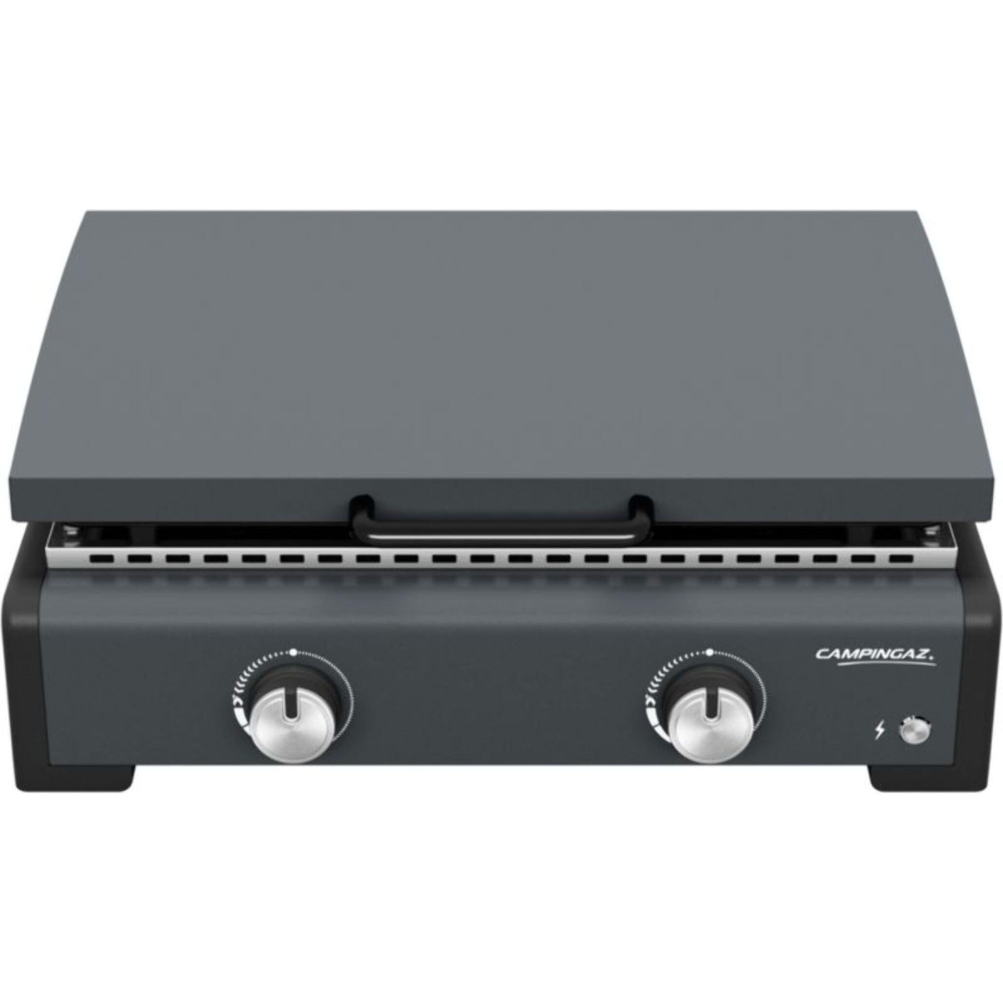 Plancha gaz CAMPINGAZ SIGMA 2 2210869 noir 2 brûleurs à poser, 58x36 cm