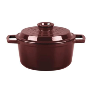 Cocotte en fonte ronde   - "Masseiron Merlot"