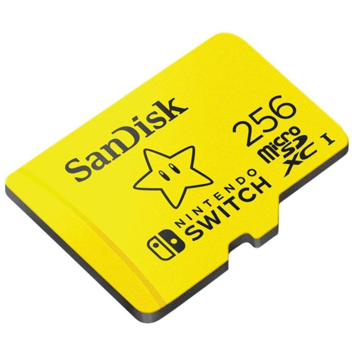 Carte Micro SD SANDISK Nintendo Switch microSDXC 256GB