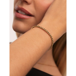 Bracciale Morgana Black Acciao Placcato Oro