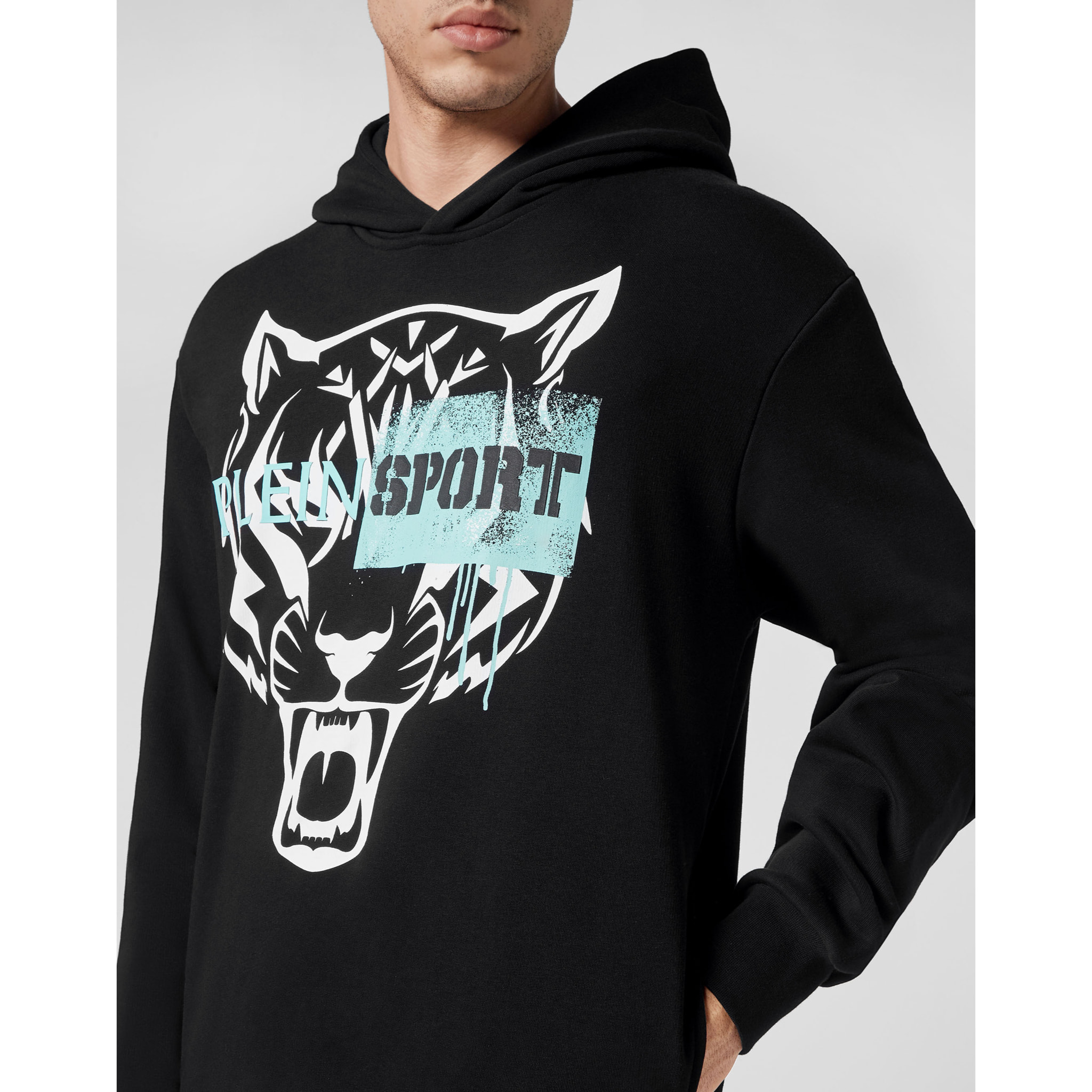 PLEIN SPORT Sudadera con capucha TIGER